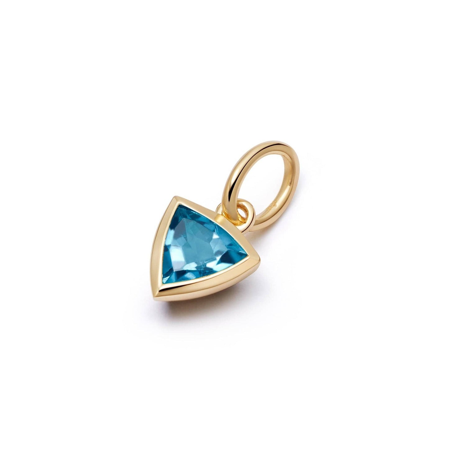 18K Gold Plated Stainless Steel 12 Birthstone Pendant Necklace - STELLA MARGARITA