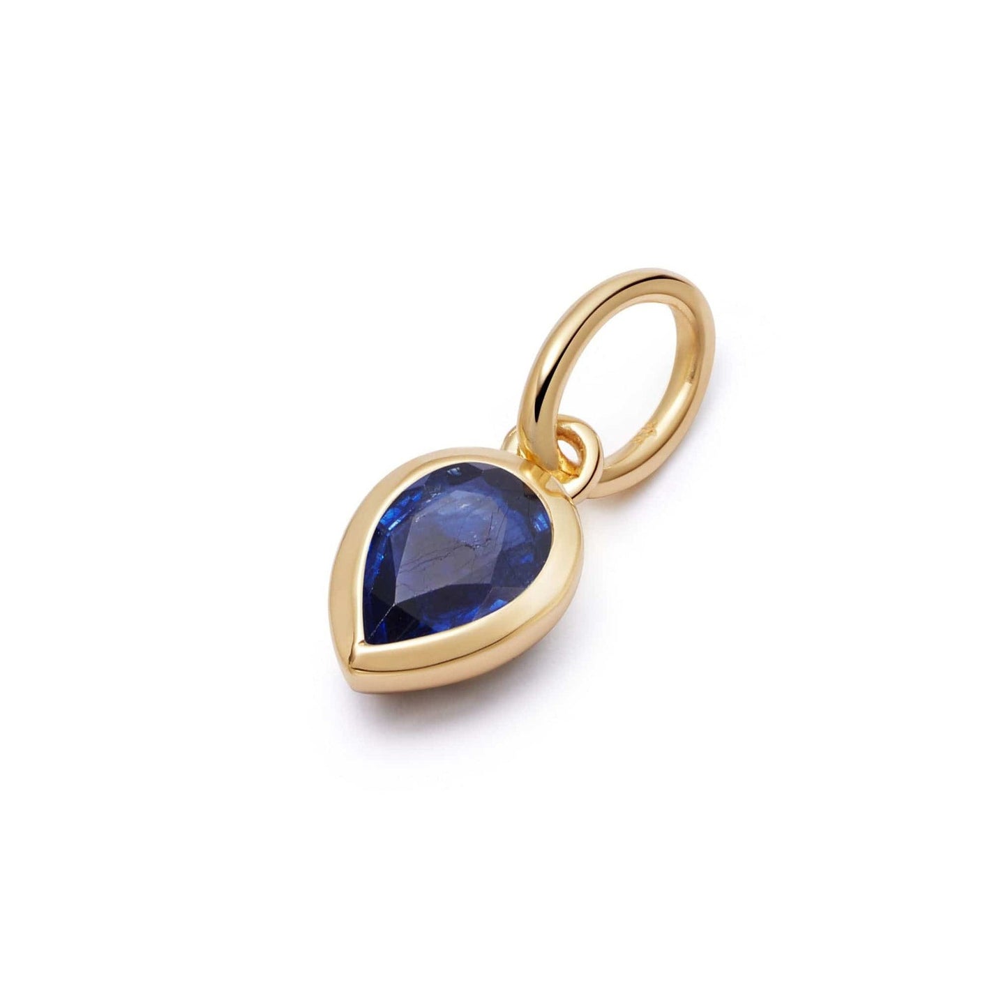 18K Gold Plated Stainless Steel 12 Birthstone Pendant Necklace - STELLA MARGARITA