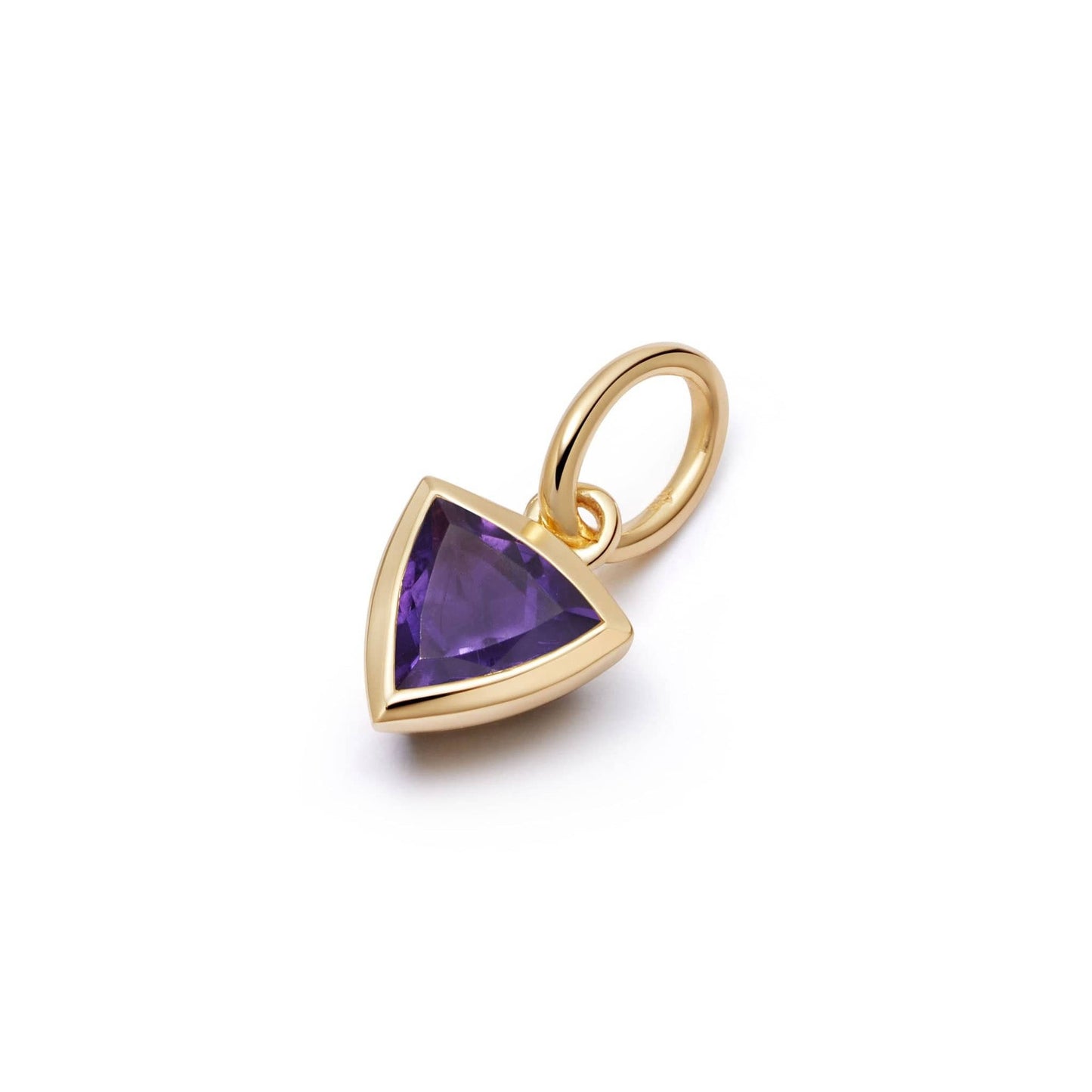 18K Gold Plated Stainless Steel 12 Birthstone Pendant Necklace - STELLA MARGARITA