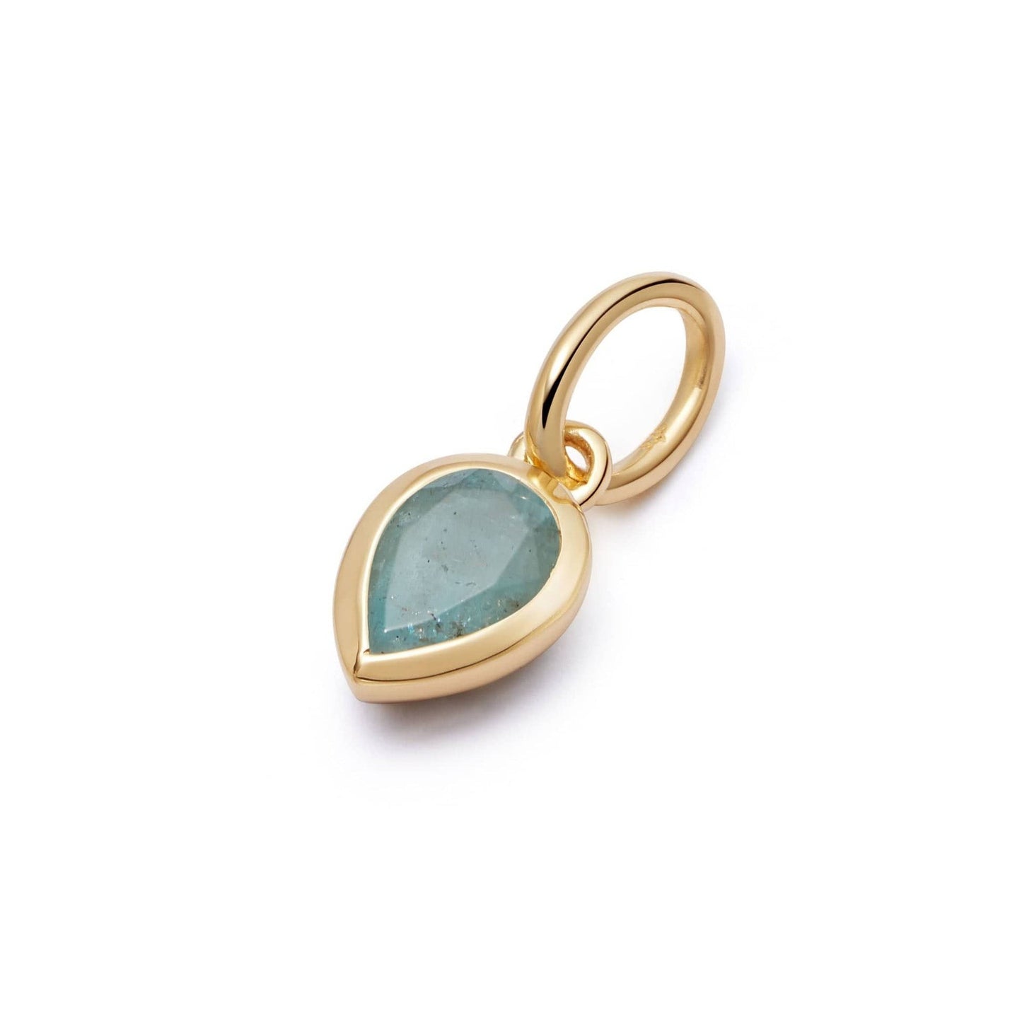 18K Gold Plated Stainless Steel 12 Birthstone Pendant Necklace - STELLA MARGARITA