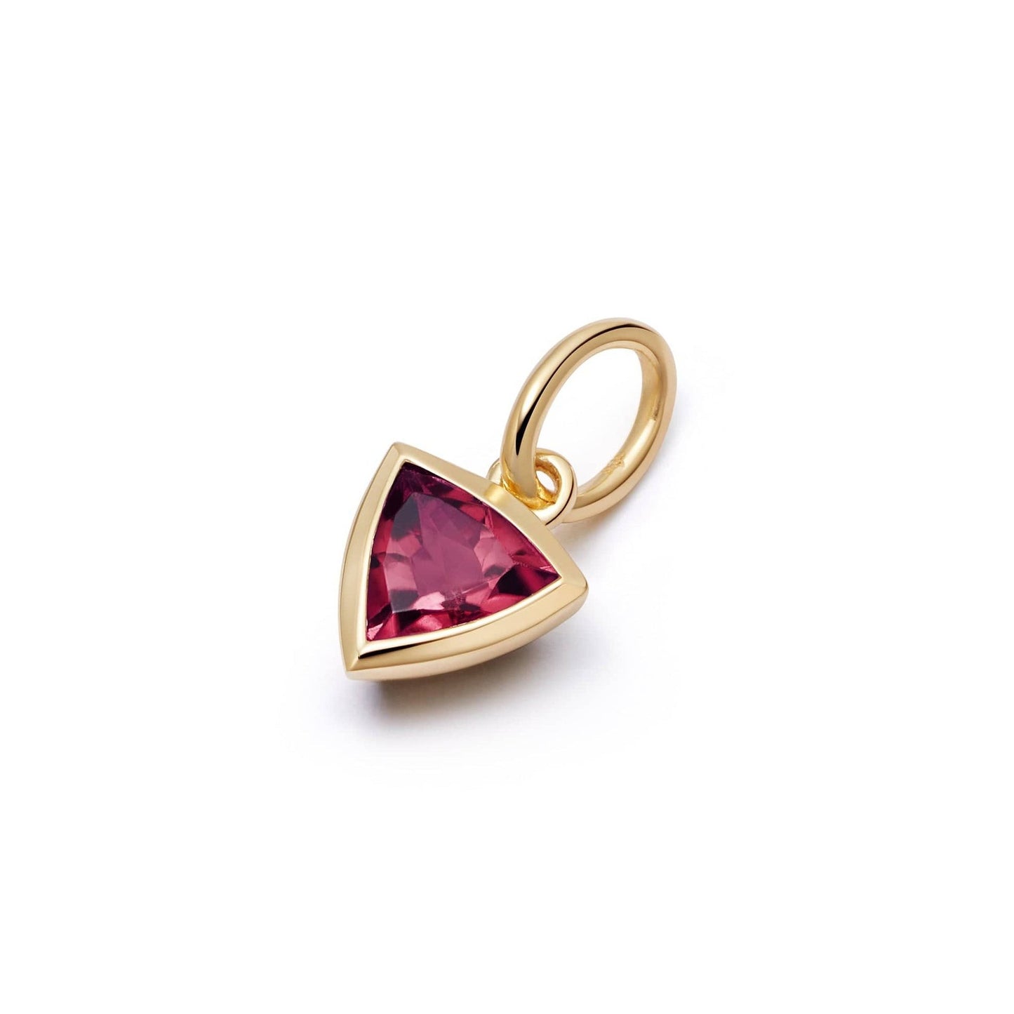 18K Gold Plated Stainless Steel 12 Birthstone Pendant Necklace - STELLA MARGARITA