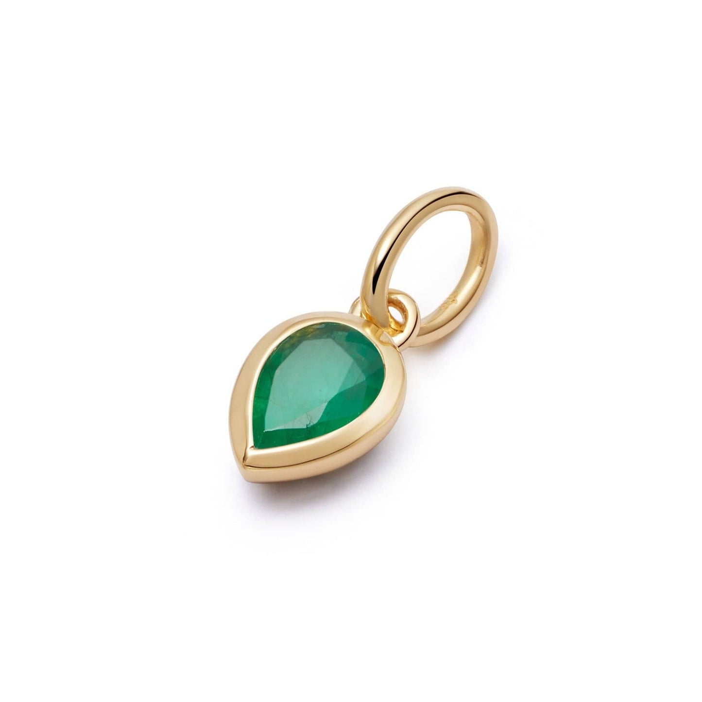 18K Gold Plated Stainless Steel 12 Birthstone Pendant Necklace - STELLA MARGARITA